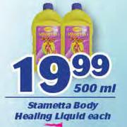 Stametta Body Healing Liquid-500ml Each