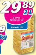 Sunfoil Sunflower Oil-2Ltr