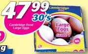 Cambridge Food Large Eggs 30’s