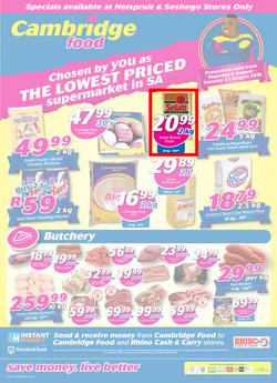 Cambridge Food Nelspruit : August Mid Month (9 Aug - 21 Aug 2018), page 1