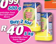 Cambridge Food Super Maize Meal-2 x 5Kg