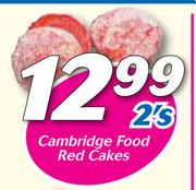 Cambridge Food Red Cakes-2's