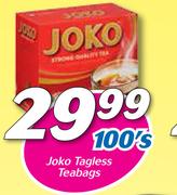 Joko Tagless Teabags-100's