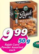 Rajah Curry Powder-50g Each