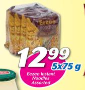 Eezee Instant Noodles Assorted-5 x 75g