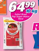 Safari Braai Pap Super Maize Meal-10kg