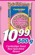 Cambridge Food Red Speckled Beans-500g