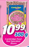 Cambridge Food Red Speckled Beans-500g