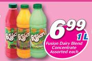 Fusion Dairy Blend Concentrate Assorted-1Ltr Each