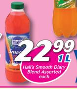 Hall's Smooth Dairy Blend Assorted-1Ltr Each