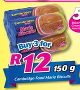 Cambridge Food Marie Biscuits-3 x 150g
