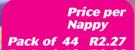 Cuddlers Comfort Disposable Nappy Pack Of 44-Per Nappy