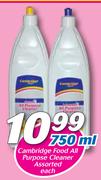 Cambridge Food All Purpose Cleaner Assorted-750ml Each