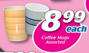 Coffee Mugs Assorted-Each