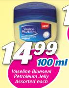 Vaseline Blueseal Petroleum Jelly Assorted-100ml Each