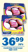 Cambridge Food Large Eggs-30's Each