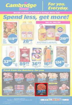 Cambridge Food Nelspruit : Feb Month End (21 Feb - 5 March 2019), page 1