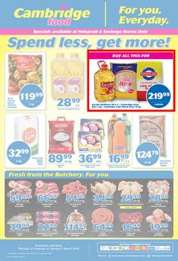 Cambridge Food Nelspruit : Feb Month End (21 Feb - 5 March 2019), page 1