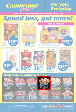 Cambridge Food Nelspruit : Feb Month End (21 Feb - 5 March 2019), page 1
