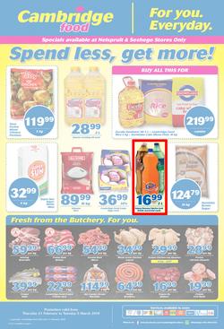 Cambridge Food Nelspruit : Feb Month End (21 Feb - 5 March 2019), page 1