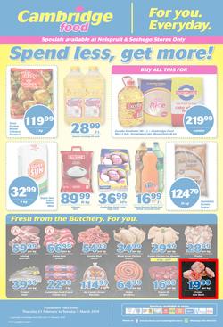 Cambridge Food Nelspruit : Feb Month End (21 Feb - 5 March 2019), page 1
