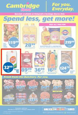Cambridge Food Nelspruit : Feb Month End (21 Feb - 5 March 2019), page 1