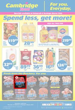 Cambridge Food Nelspruit : Feb Month End (21 Feb - 5 March 2019), page 1