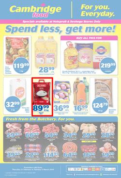 Cambridge Food Nelspruit : Feb Month End (21 Feb - 5 March 2019), page 1