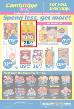 Cambridge Food Nelspruit : Feb Month End (21 Feb - 5 March 2019), page 1