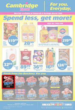 Cambridge Food Nelspruit : Feb Month End (21 Feb - 5 March 2019), page 1