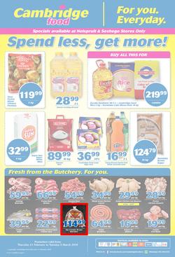 Cambridge Food Nelspruit : Feb Month End (21 Feb - 5 March 2019), page 1