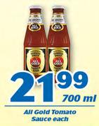All Gold Tomato Sauce-700ml Each