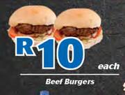 Beef Burgers-Each