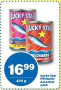 Lucky Star Pilchards-400g Each