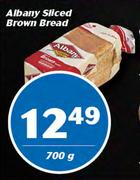 Albany Sliced Brown Bread-700g