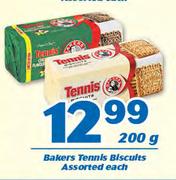 Bakers Tennis Biscuits-200g Each