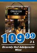 Drostdy Hof Adelprachet Wine-3Ltr