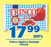 Trinco Tagless Teabags Pouch-100's