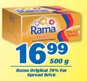 Rama Original 70% Fat Spread Brick-500g