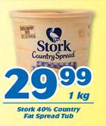 Stork 40% Country Fat Spread Tub-1kg