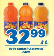 Oros Squash-2Ltr Each