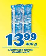 Lighthouse Special Candles-400g Each