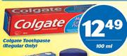 Colgate Toothpaste Regular-100ml