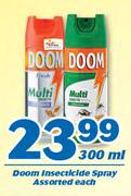Doom Insecticide Spray-300ml Each