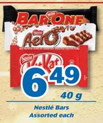 Nestle Bars Assorted-40g Each
