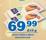 Clover Cheese Slices Assorted-810g Each