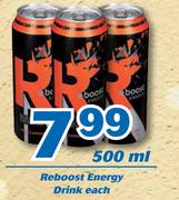 Reboost Energy Drink-500ml Each