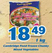 Cambridge Food Frozen Chunky Mixed Vegetables-1Kg