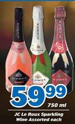 Jc Le Roux Sparkling Wine Assorted-750ml Each