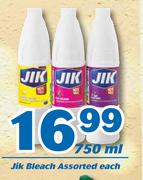 Jik Bleach Assorted-750ml